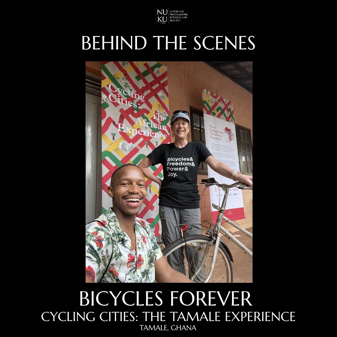 It&rsquo;s been two months since Nuku Studio opened &ldquo;Bicycles forever - Cycling Cities: The Tamale Experience&rdquo;, and we&acute;re very happy to see so many of you visiting the exhibition!

The exhibition will be on display until 30 Septembe