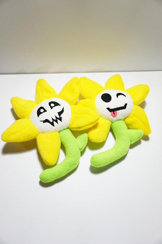 Flowey Handmade Custom Plush Undertale Plushie Stuffed 