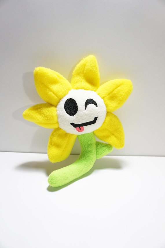 Flowey Plush Inspired by Undertale , Flower Plush (Unofficial