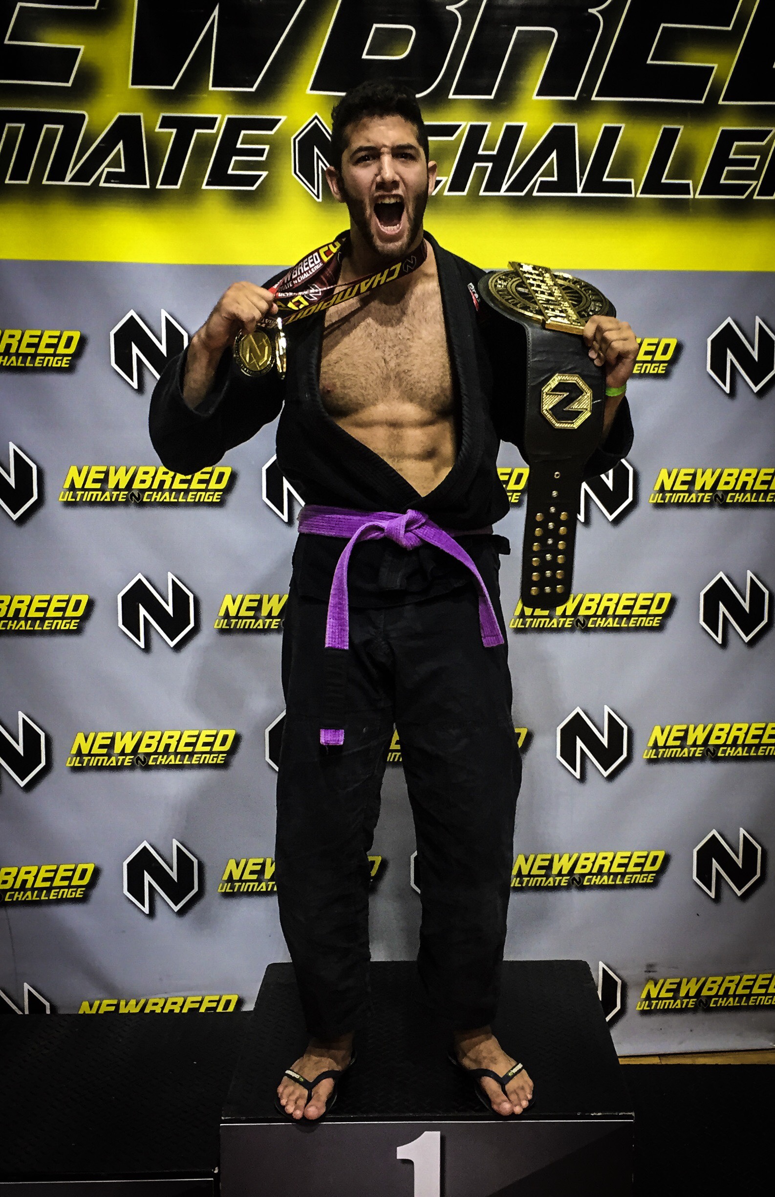Winning a Jiu Jitsu Competition
