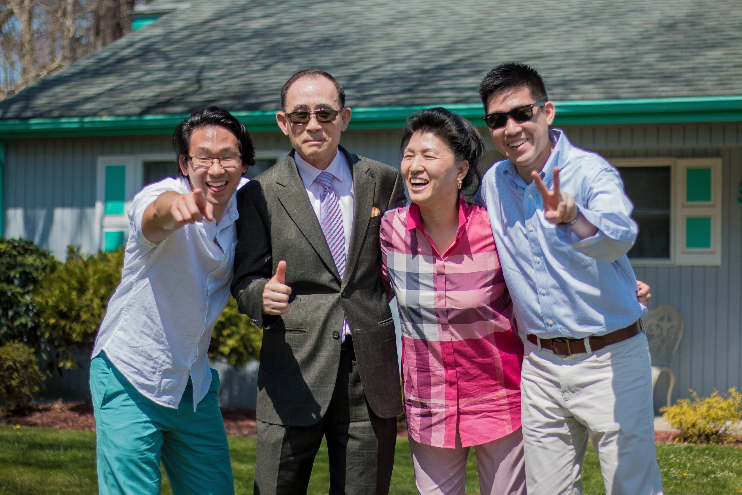 The Lee Family (Myself, Dad, Mom, Brother; April 2017)