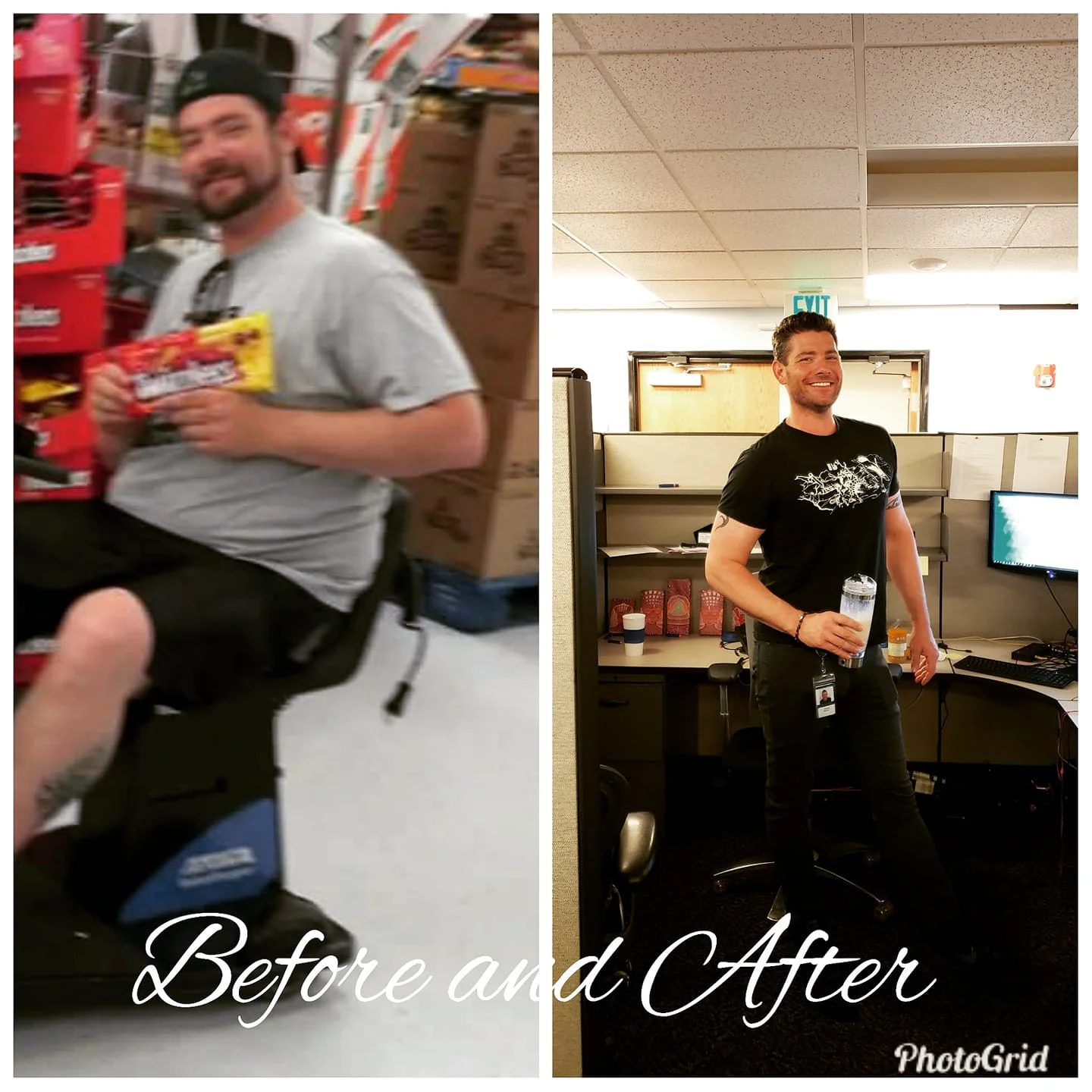 Joe went through an incredible body transformation!!