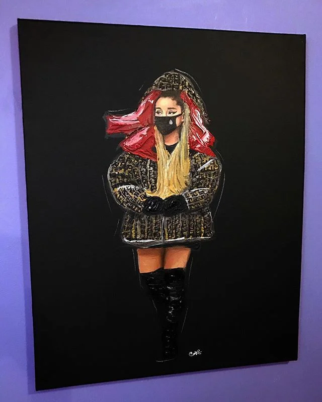 Ari
Acrylic and oil on canvas 
16x20
just continuing celeb obsessions don&rsquo;t mind me. will be up on website soon. link in bio 
#arianagrande #fendi #art #painting #oilpainting #acrylicpainting #thankunext #thankunexttour #arianators #abstract #p