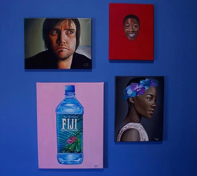 🎨✨don&rsquo;t mind me
&bull;
&bull;
&bull;
&bull;
#art #painting #oilpainting #acrylicpainting #decor #popart #jimcarey #eternalsunshineofthespotlessmind #lupitanyongo #pousseywashington #fiji #fijiwater