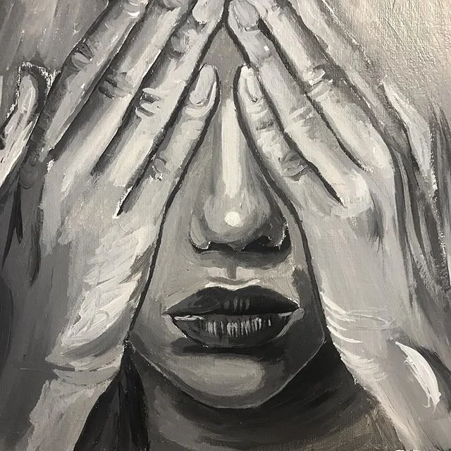 W.I.P 
Just acrylic so far then oil will be painted over 🦄
A lot of people are afraid of oils but acrylic is scarier if you ask me 😰🤷🏻&zwj;♀️
Alexa play old town road &bull;
&bull;
&bull;
&bull;
#art #artist #monochromatic #blackandwhite #acrylic