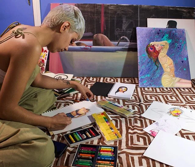 Study sessions 🎨 🖌 &bull;
&bull;
&bull;
&bull;
&bull; 
#art #artist #painting #charmaineolivia #study #drawing #studio