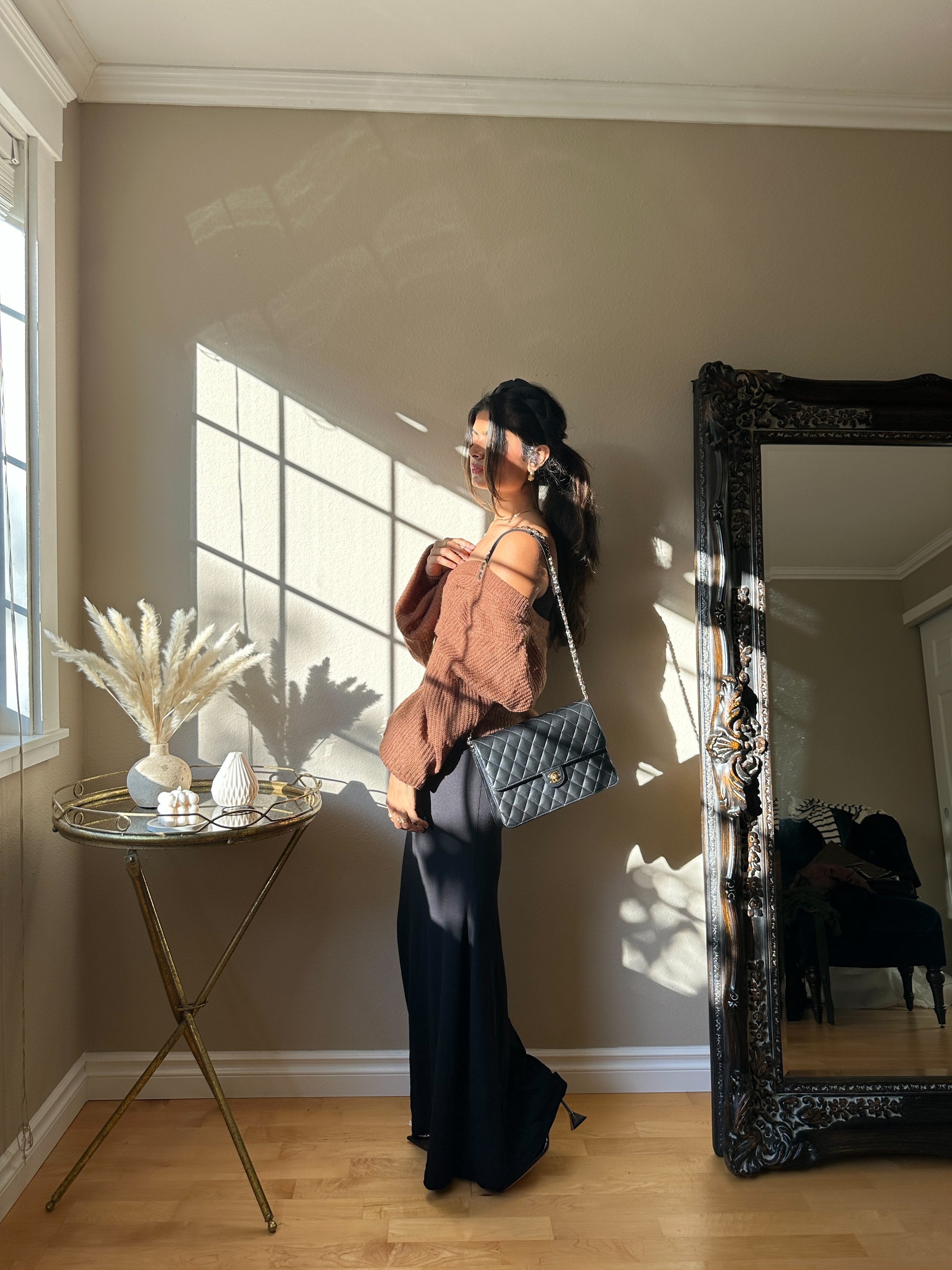 Mariam Shibly Fashion Blog I Skims Dress Restyled for Thanksgiving Outfit  Idea — Mariam Shibly