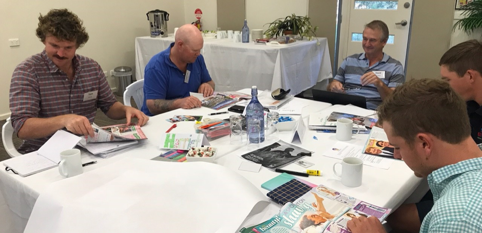 “What is leadership?” Participants worked together to explain this question using their artistic skills.