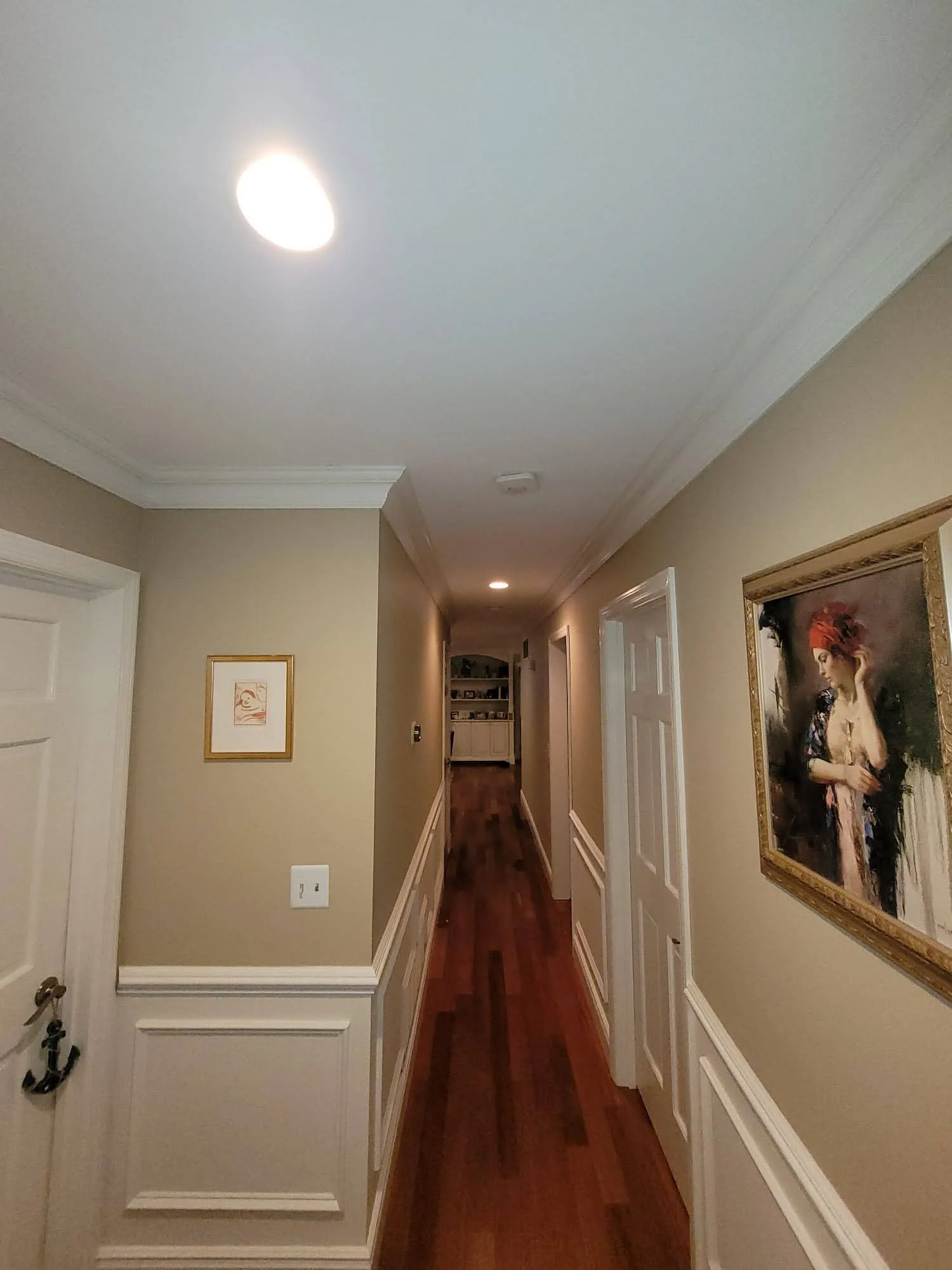 Pam's Hallway Crown Molding