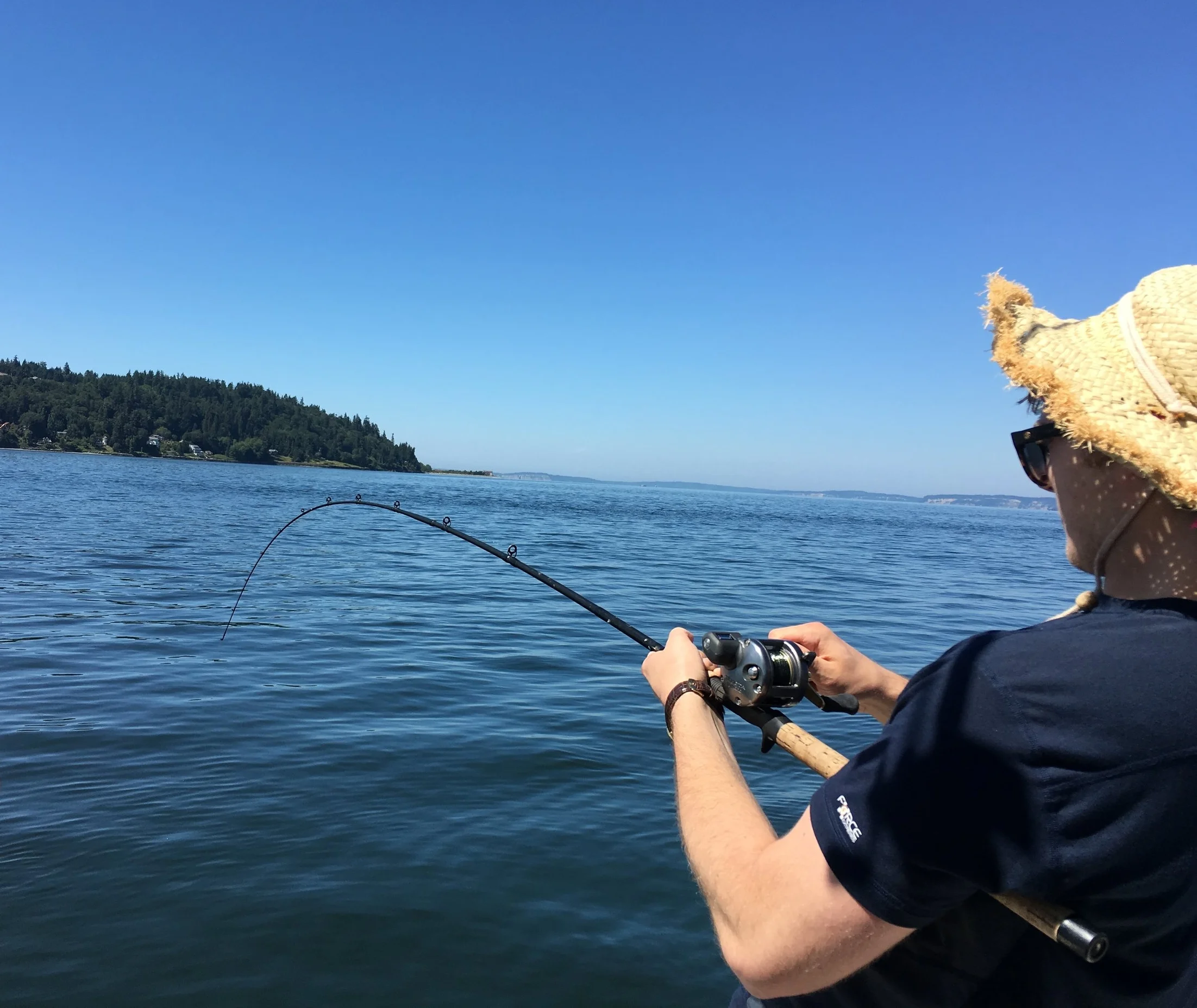 Fishing Photography Cut Plug Charters Seattle Salmon Fishing — Cut