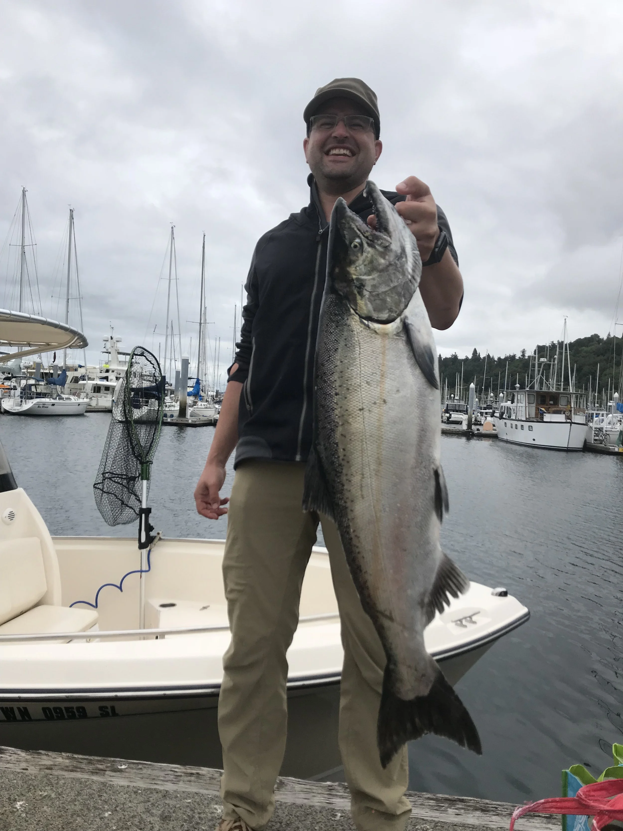 Fishing Photography Cut Plug Charters Seattle Salmon Fishing — Cut