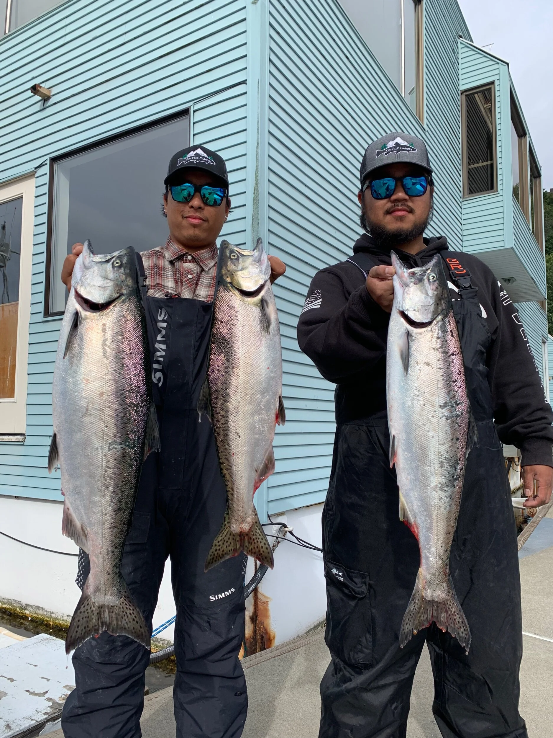 A few nice king salmon just hours before the season in the Seattle area closed down!