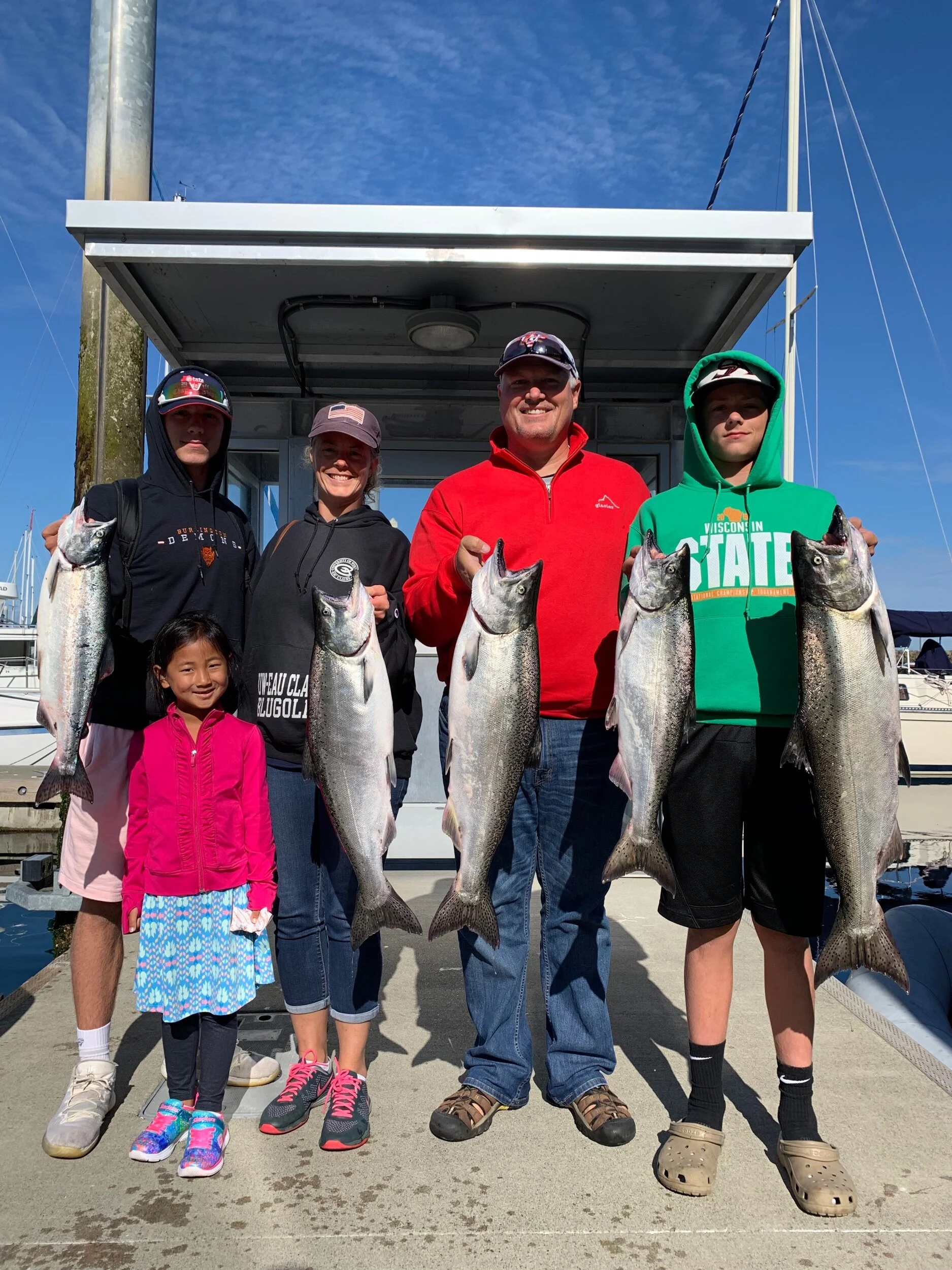 A great morning Seattle salmon charter!