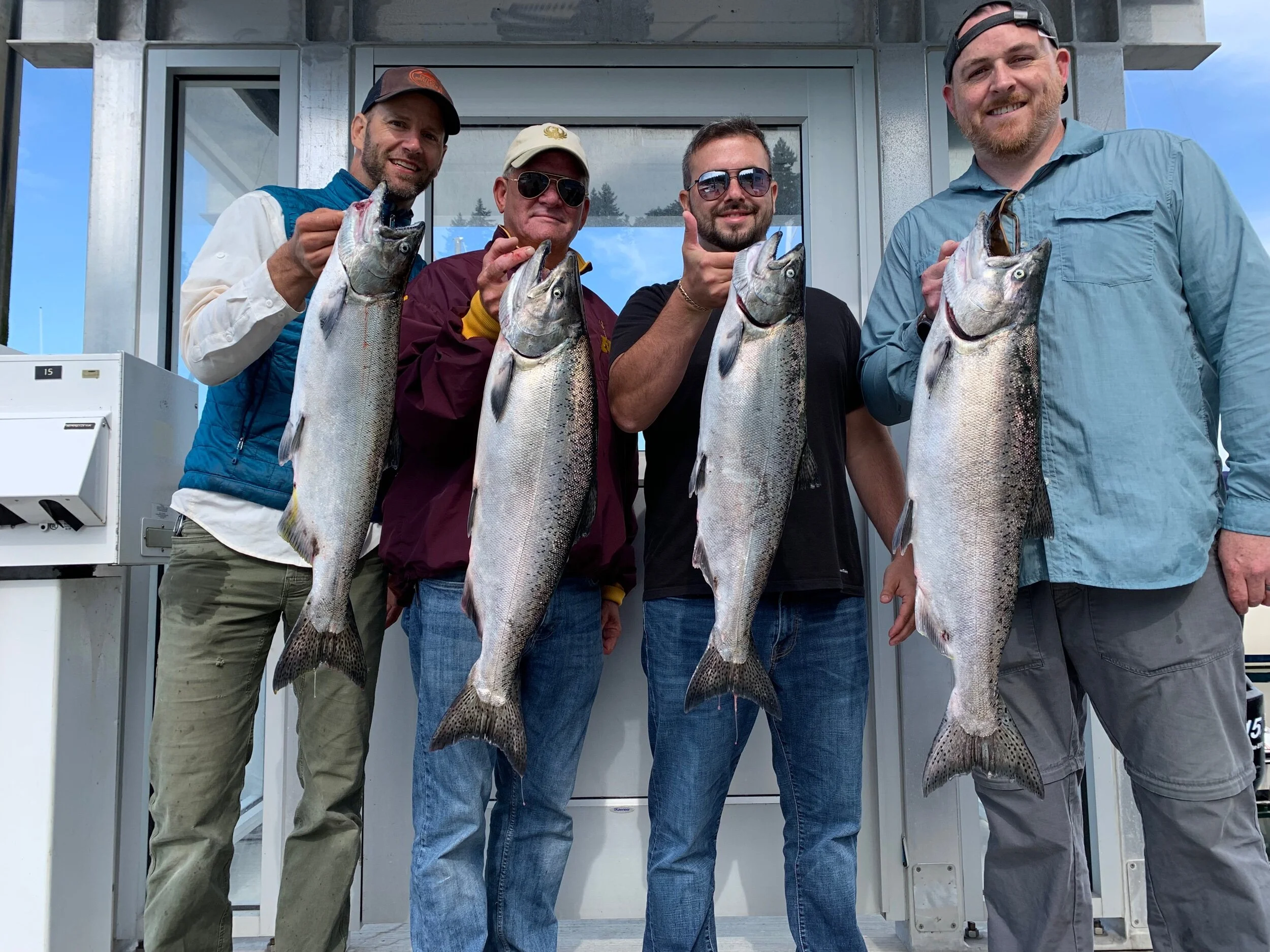 Big grade of Seattle king salmon