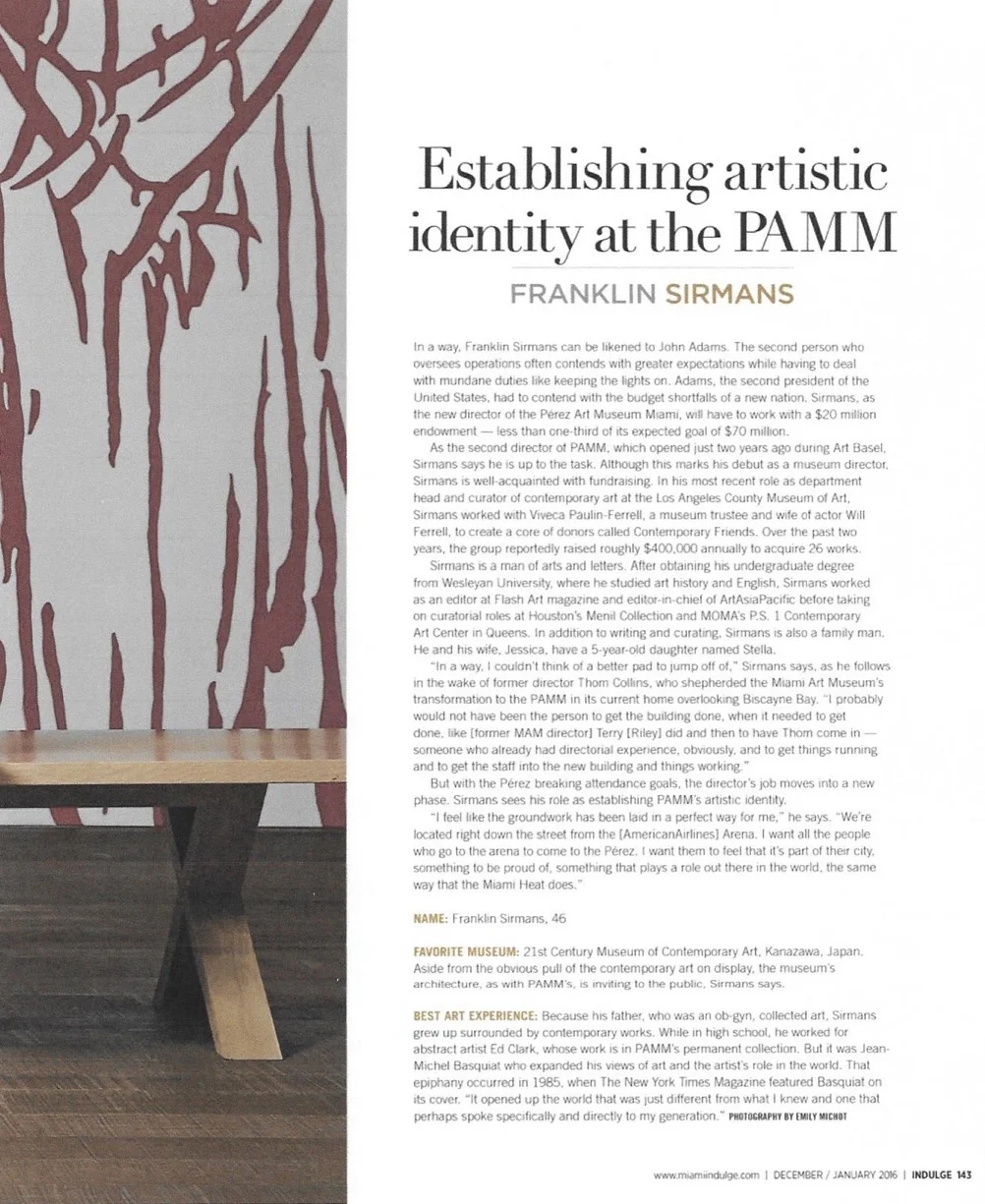 INDULGE -- MUSEUM DIRECTORS - ART PUBLIC -- 20153.jpg