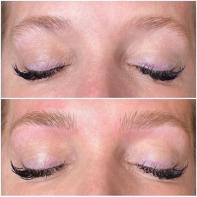 Before &amp; After 1st Session of Microblading #Microblading #3DBrows #StudioAurumSlc #UtahisRad #SlcBrows #UtahBeauty