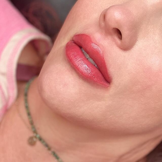 More Lip Blush 💋 #LipBlush #Microblading #UtahBeauty  #StudioAurumSlc #UtahisRad