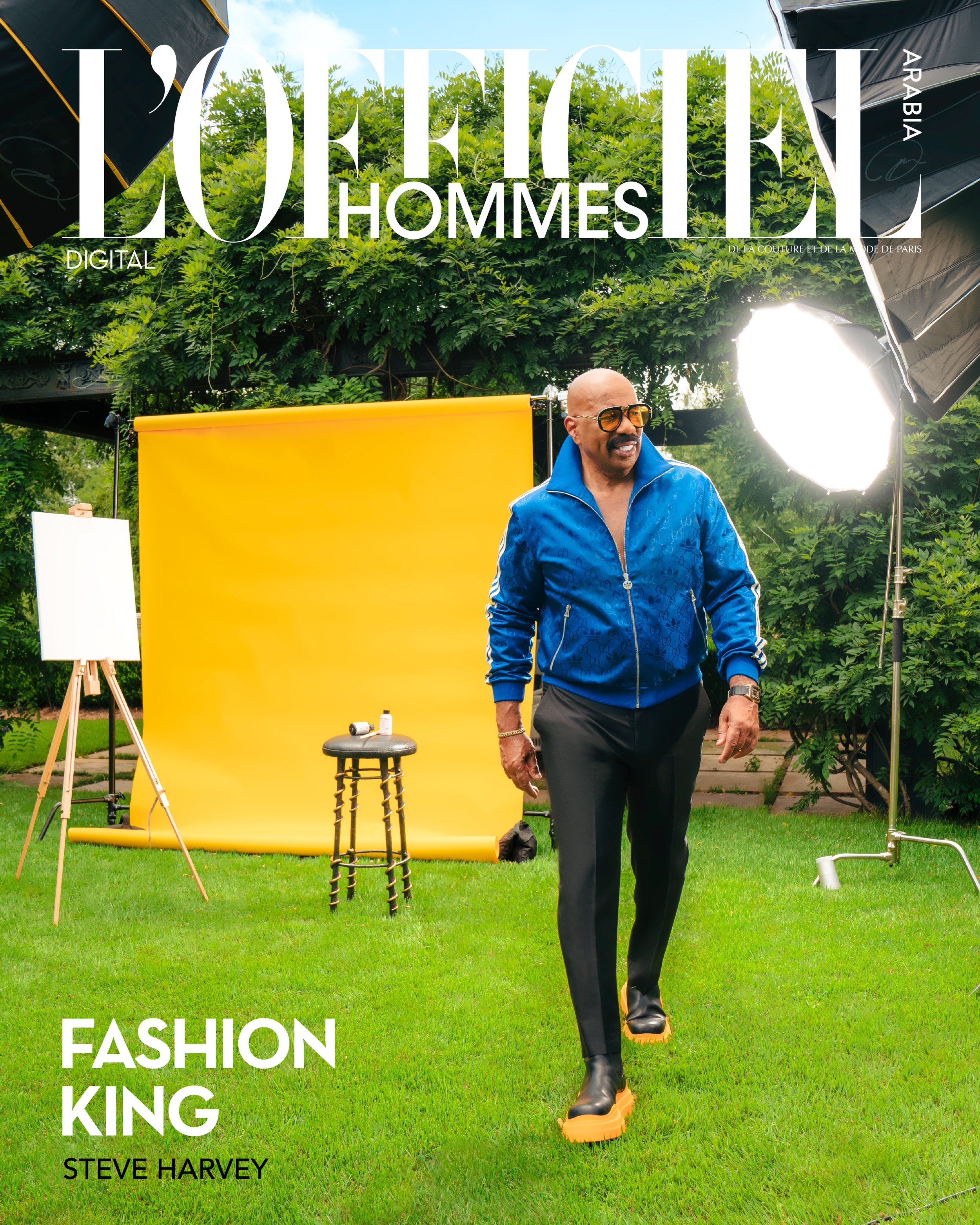 Steve Harvey for the cover of L'Officiel Abu Dhabi