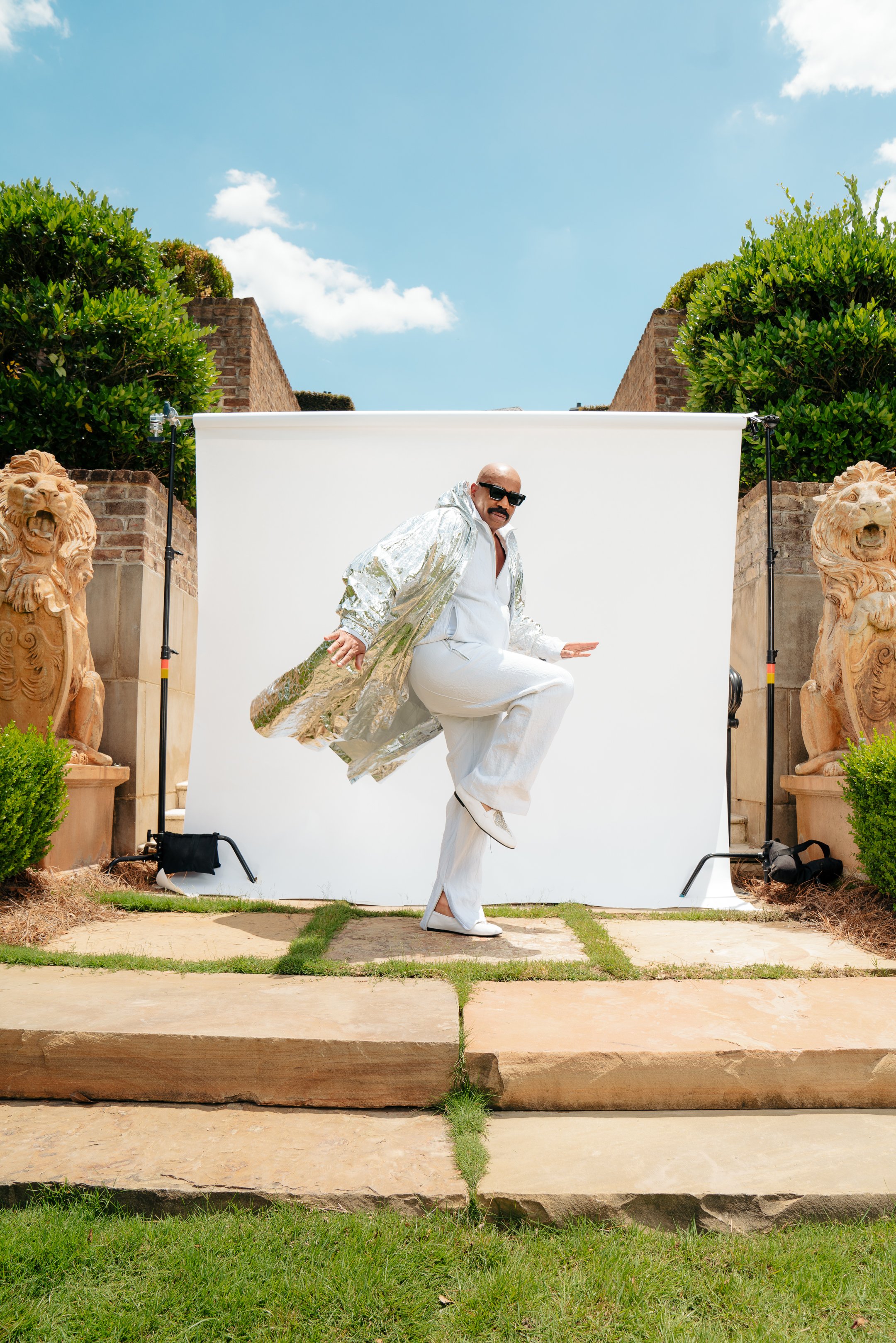   Atlanta fashion editorial photographed by Daniel Martinez”  or  “Steve Harvey photographed for L’Officiel Arabia by Daniel Martinez  