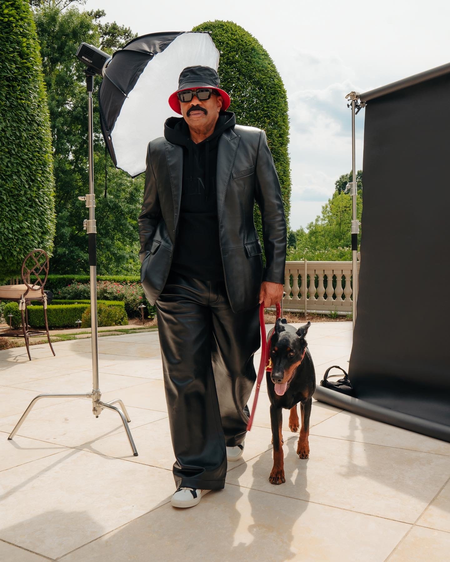   Atlanta fashion editorial photographed by Daniel Martinez”  or  “Steve Harvey photographed for L’Officiel Arabia by Daniel Martinez  