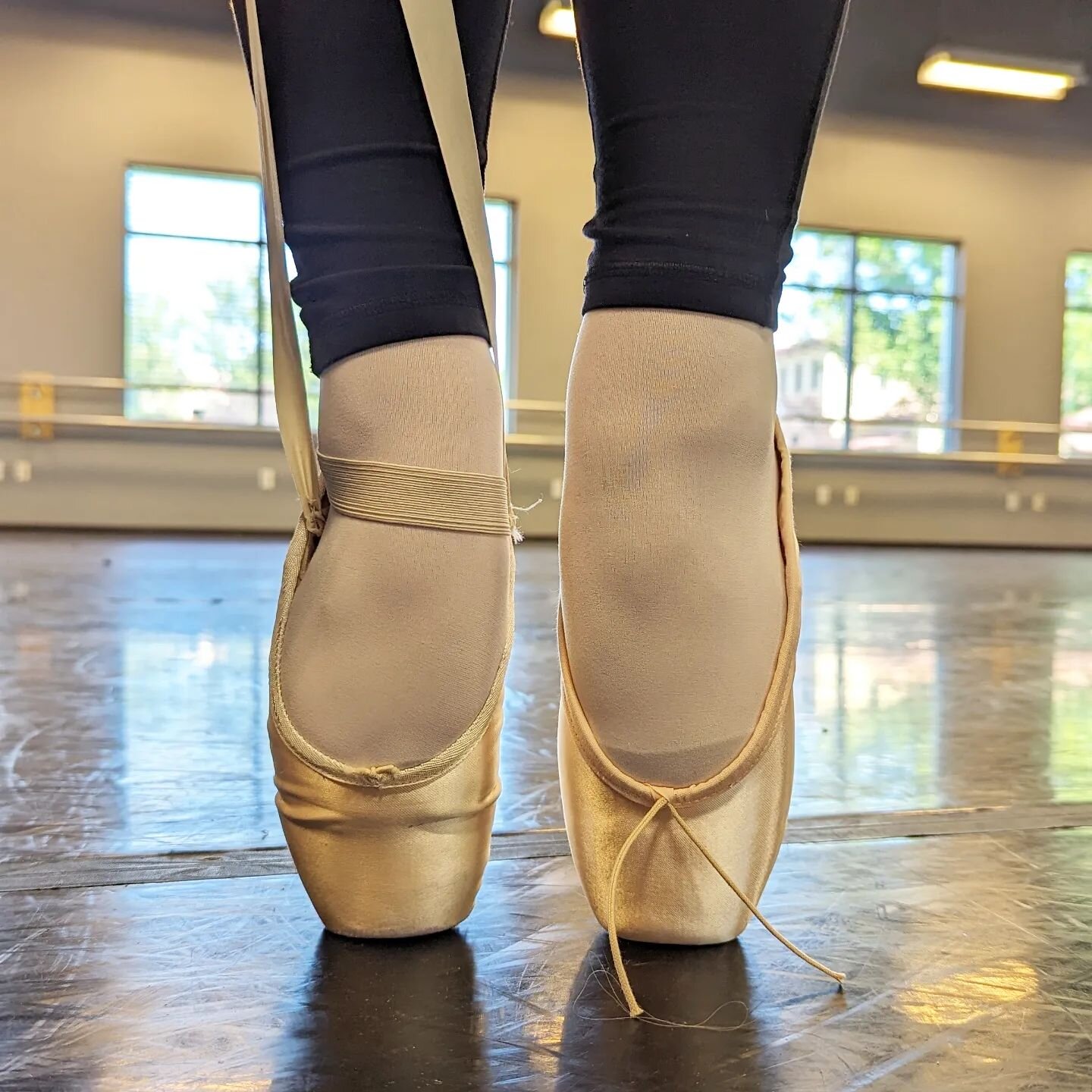 The right shoe can make all the difference... 🩰

I really could not believe this dancer was actually fit in the shoe on the left. Her foot is not sitting in the box properly, causing twisting within the box and shank. Her toes did not touch the bott