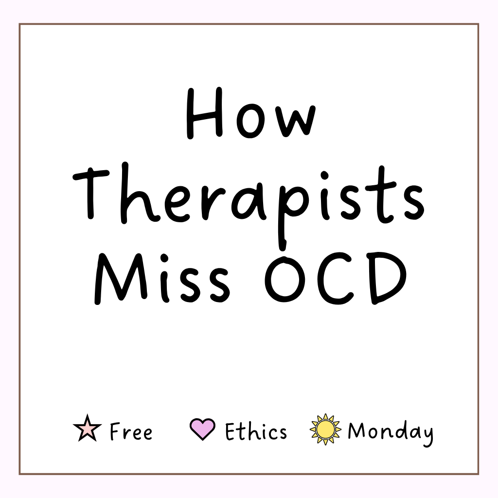 How Therapists Miss OCD
