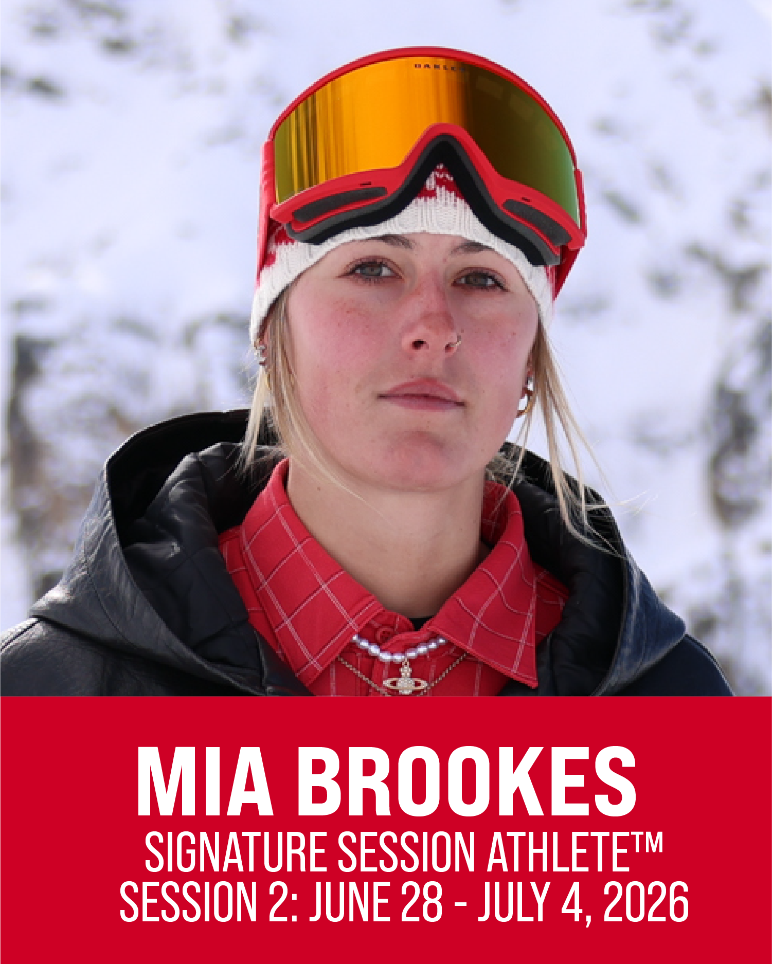 Photo of Olympian and Signature Session Pro Mia Brookes