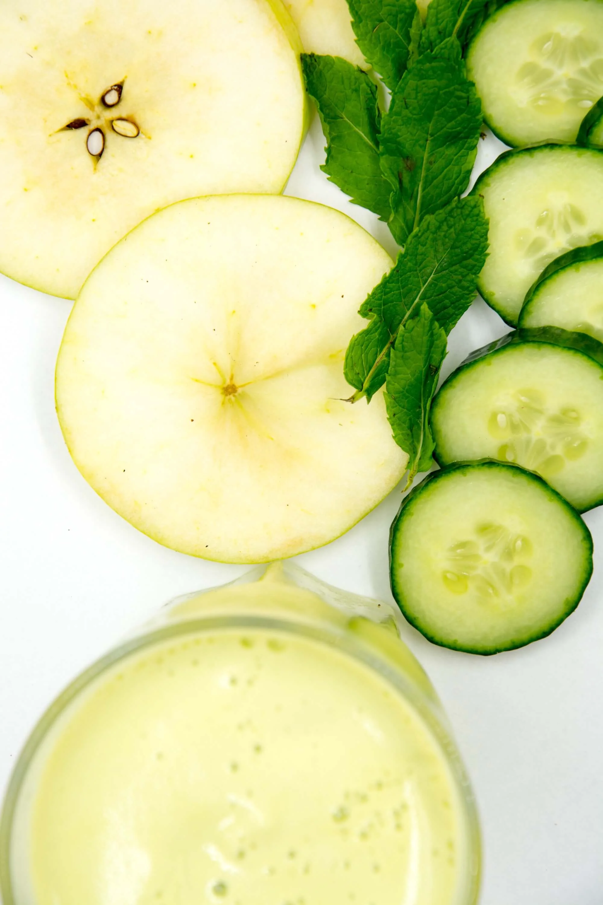 sliced apple and cucumber-14-day sugar vaca with rhianne