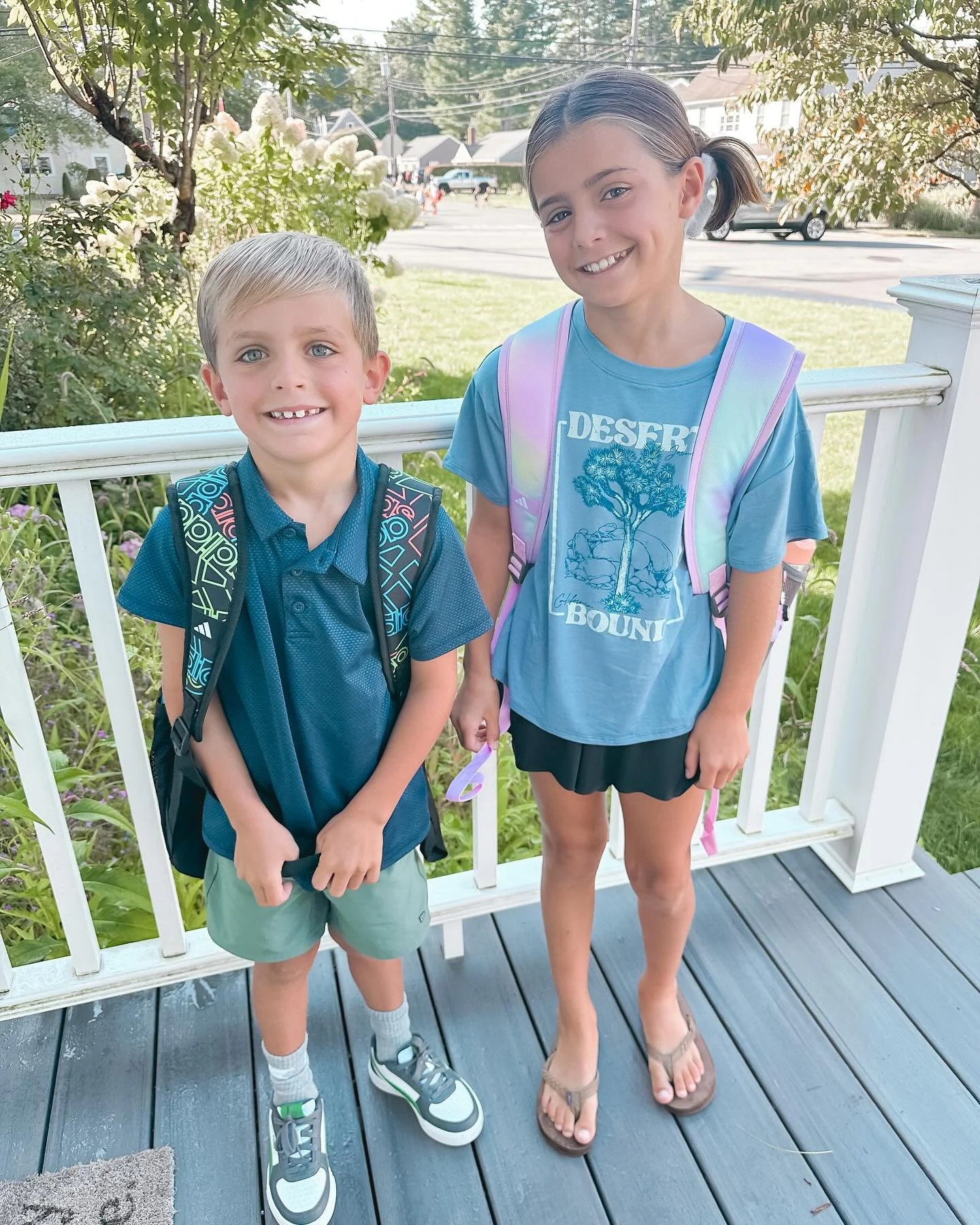 1st + 4th grade - at a new school with big brave hearts!! 🩷💙

Joia &amp; Nico - watching you navigate this big change has FILLED me to the brim with pride. I know you&rsquo;re going to continue to meet challenges with optimism, make lots of amazing