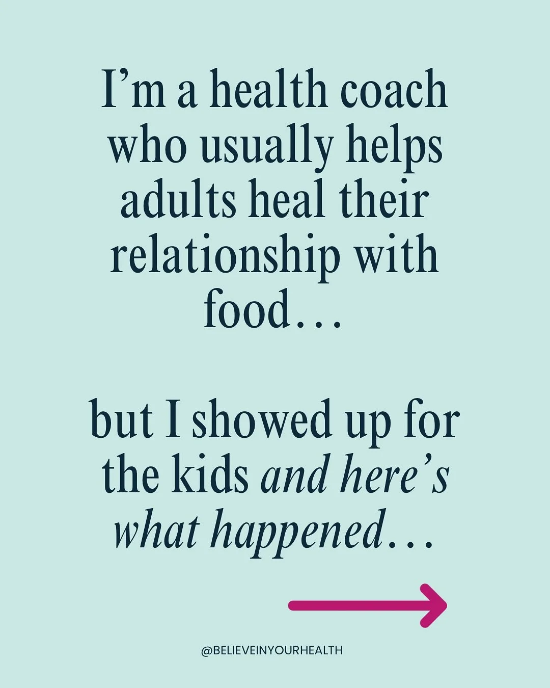 Normally I spend my days helping adults move away from diets and chasing numbers &mdash; and start actually listening to their bodies&hellip;

But yesterday, I got to bring this work to a room full of kids! 

And as you may have heard in my stories &