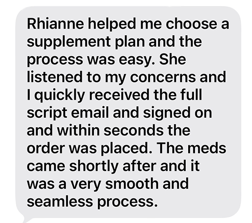 testimonial for believe in your health