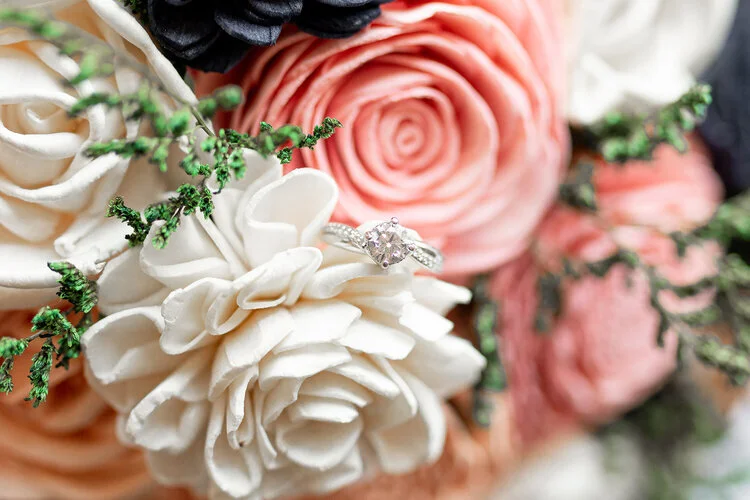 Navy Blue Summer Wedding at A View in Fontenelle Hills Omaha