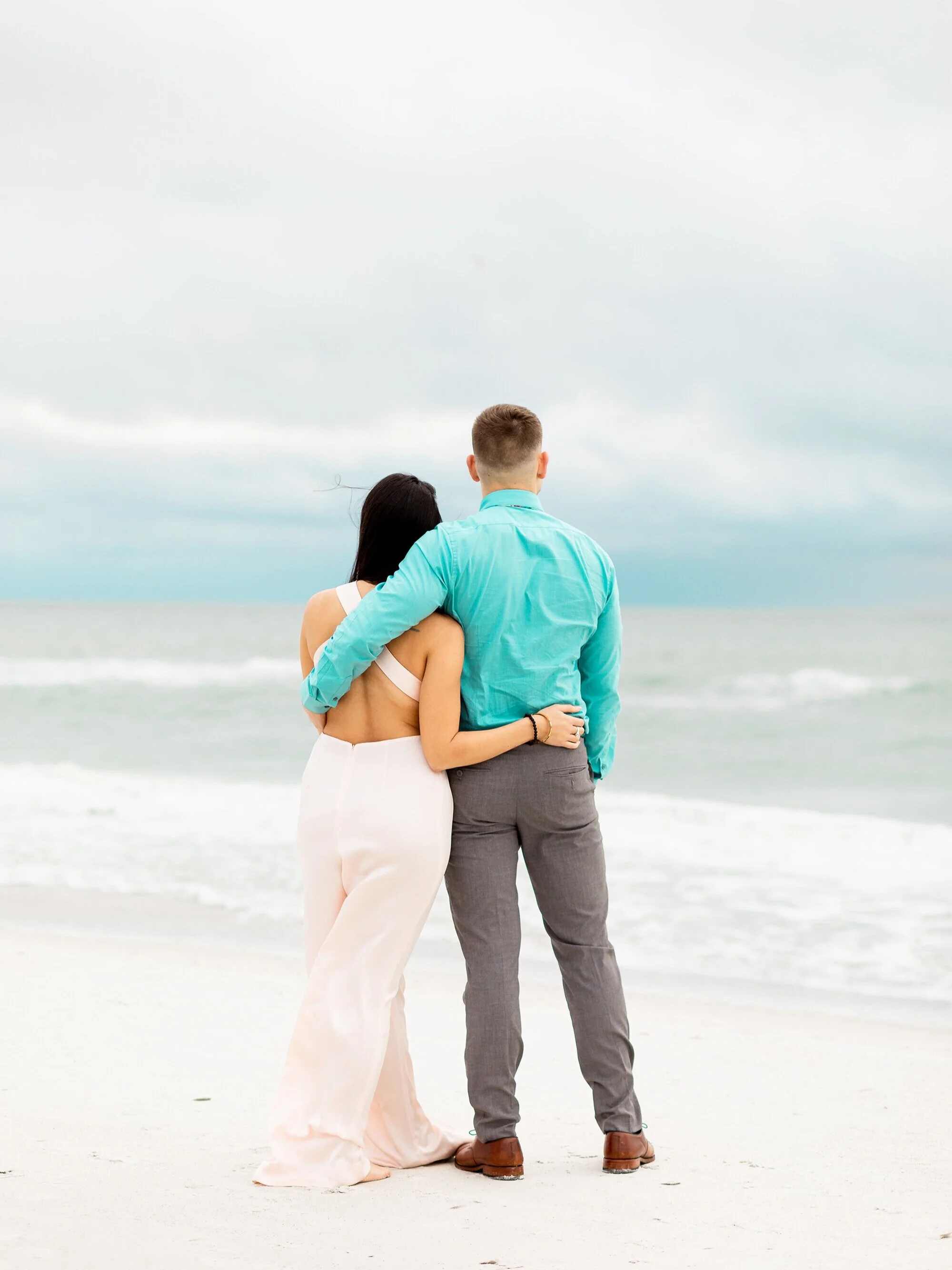 Engagement Session at Sunset Beach, St. Pete Beach, Florida