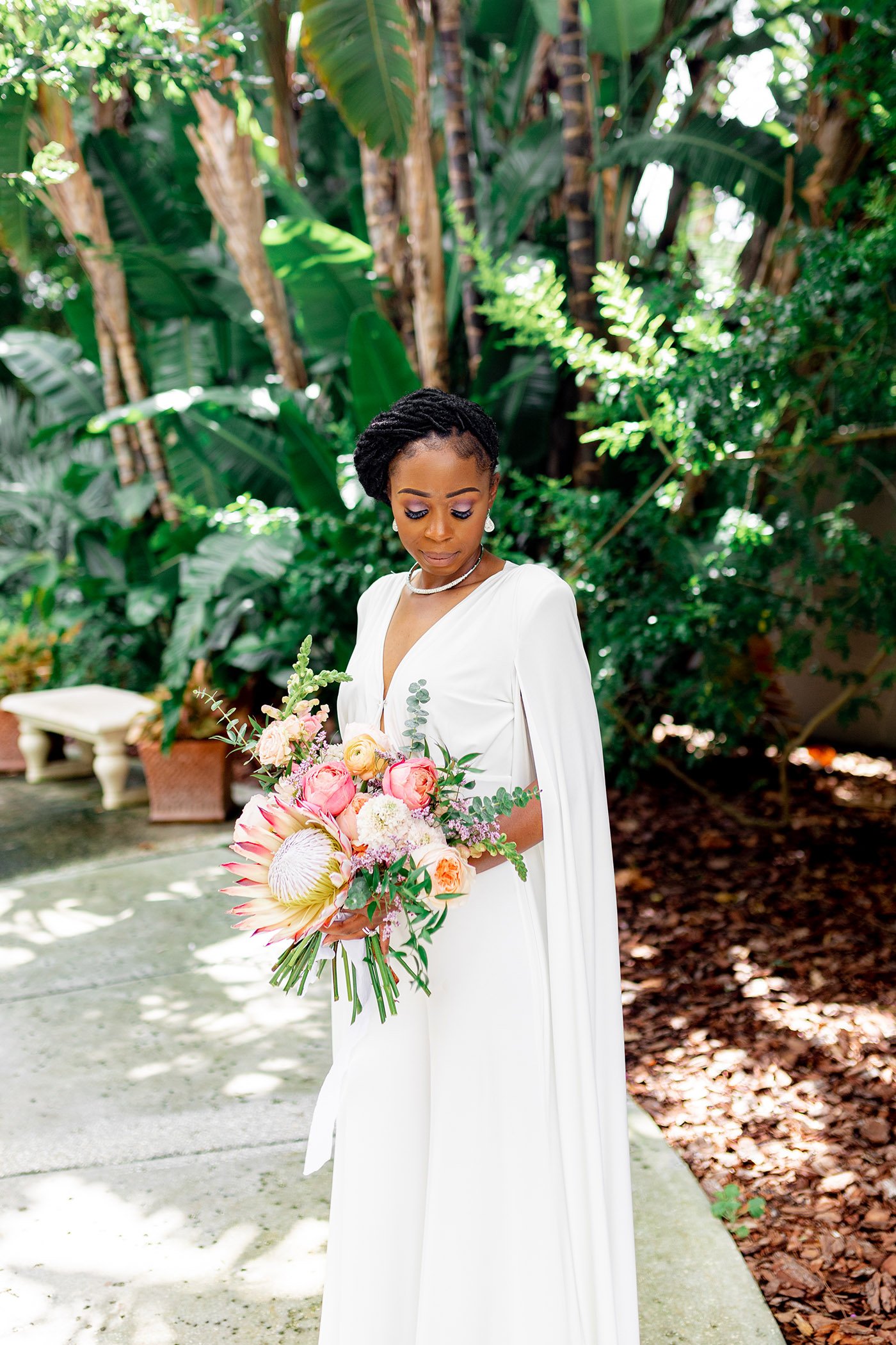 Morning Elopement at Hollis Garden, Lakeland, Florida