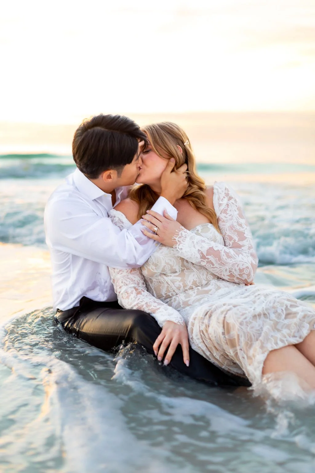 Casual Bean Point Elopement on Anna Maria Island, Florida