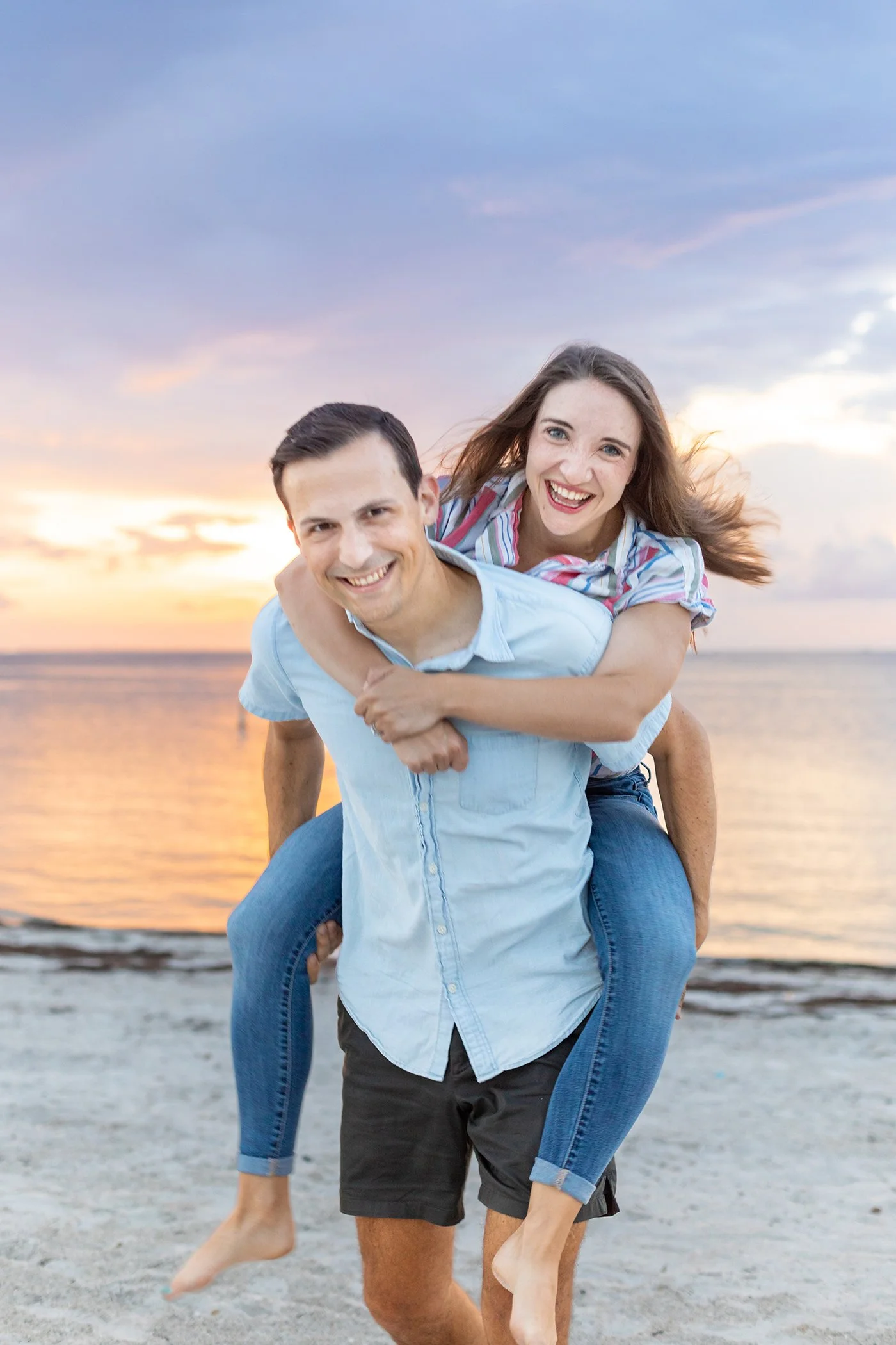 Sunrise Couple's Session at the St. Pete Pier, Downtown St Petersburg, Florida