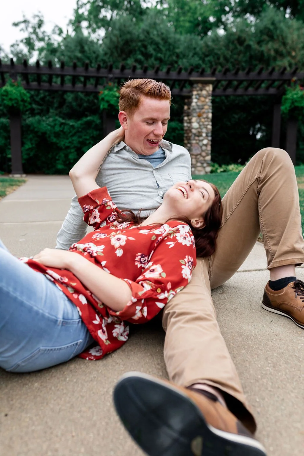 Young Couple's Mini Session at McKennan Park, Sioux Falls, South Dakota