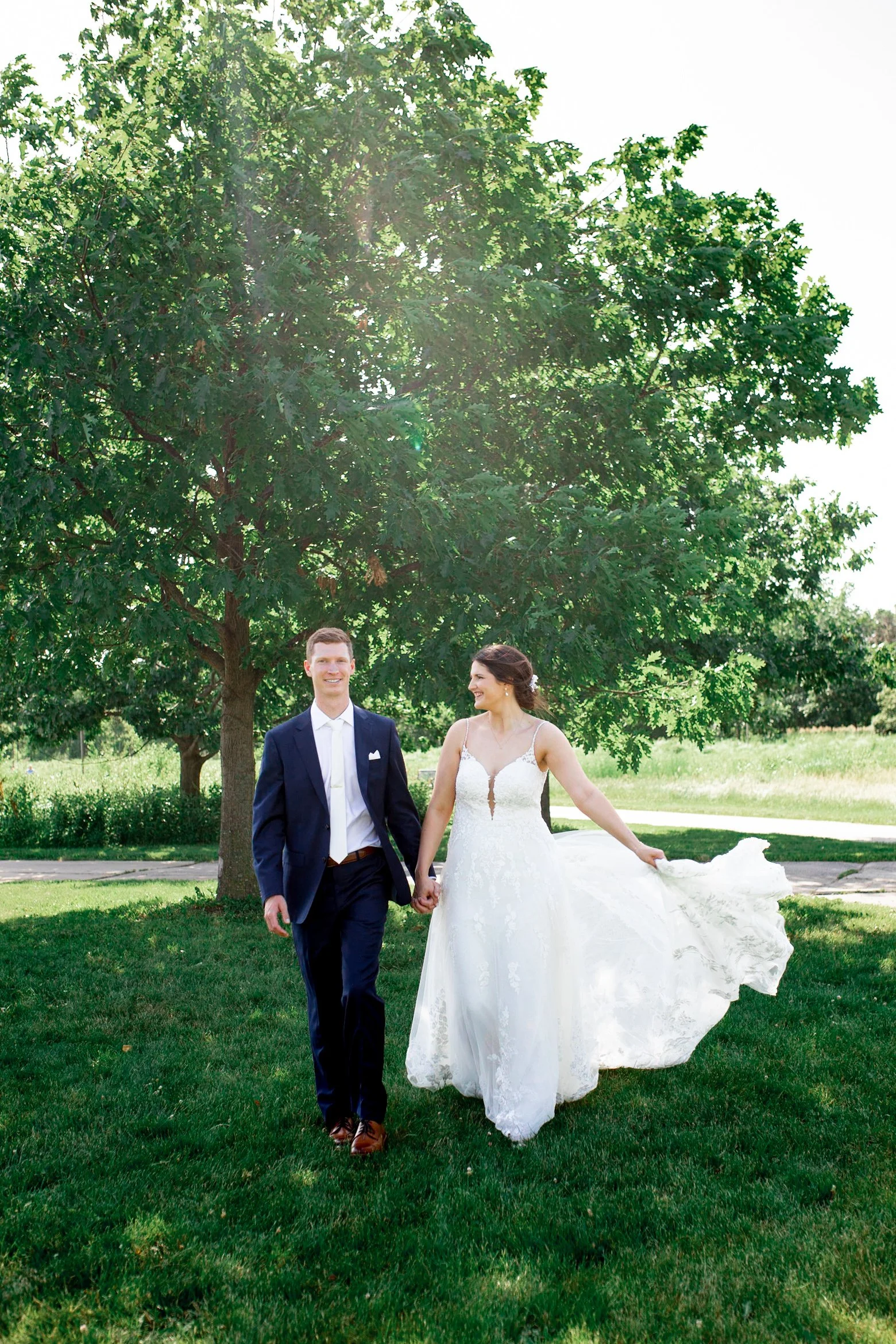 Playful Spring Catholic Wedding in Des Moines, Iowa