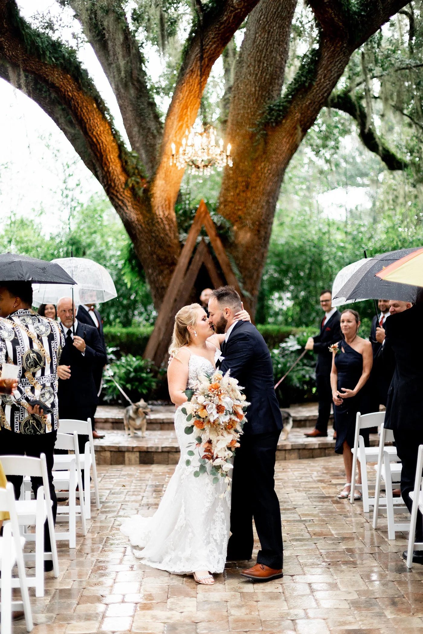 Rainy Wedding at Moss Estates, Eustis, Florida