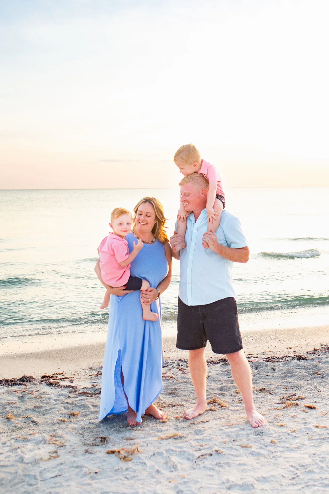 Playful Family Mini Session at Indian Shores Beach, Florida