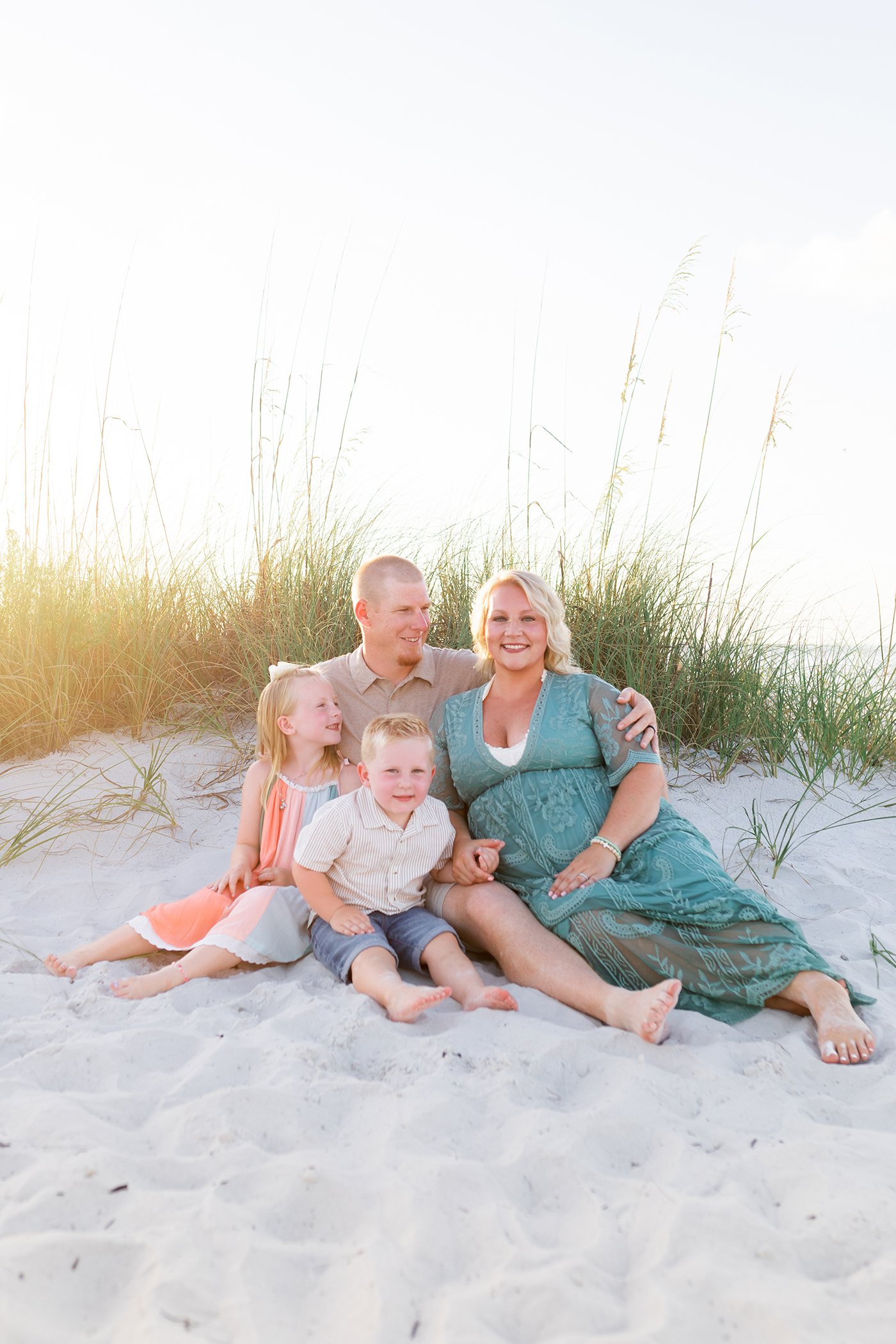 Dreamy Anna Maria Island Family Session at Bean Point