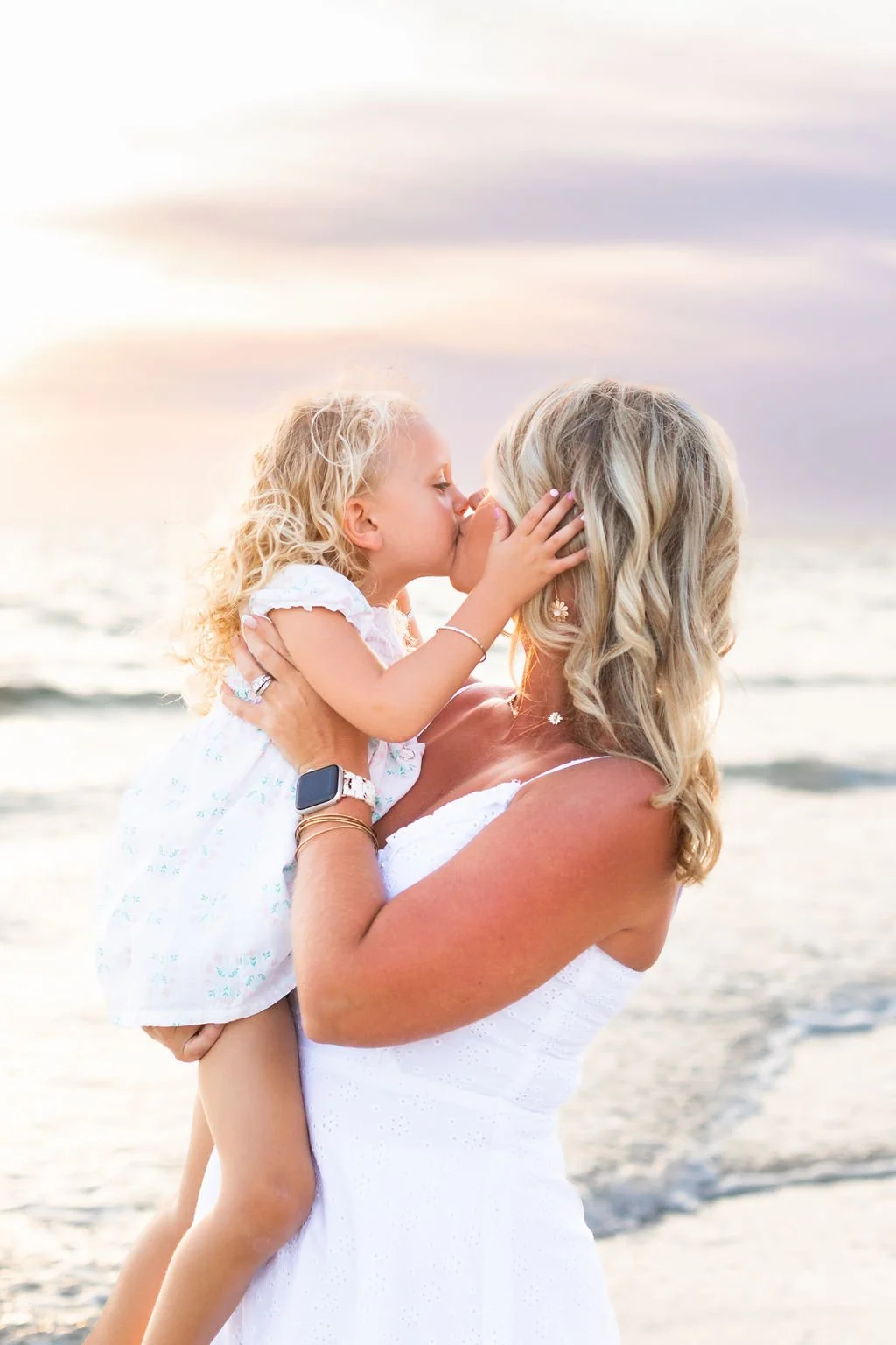 Golden Hour Family Mini Session at Indian Rocks Beach, Florida