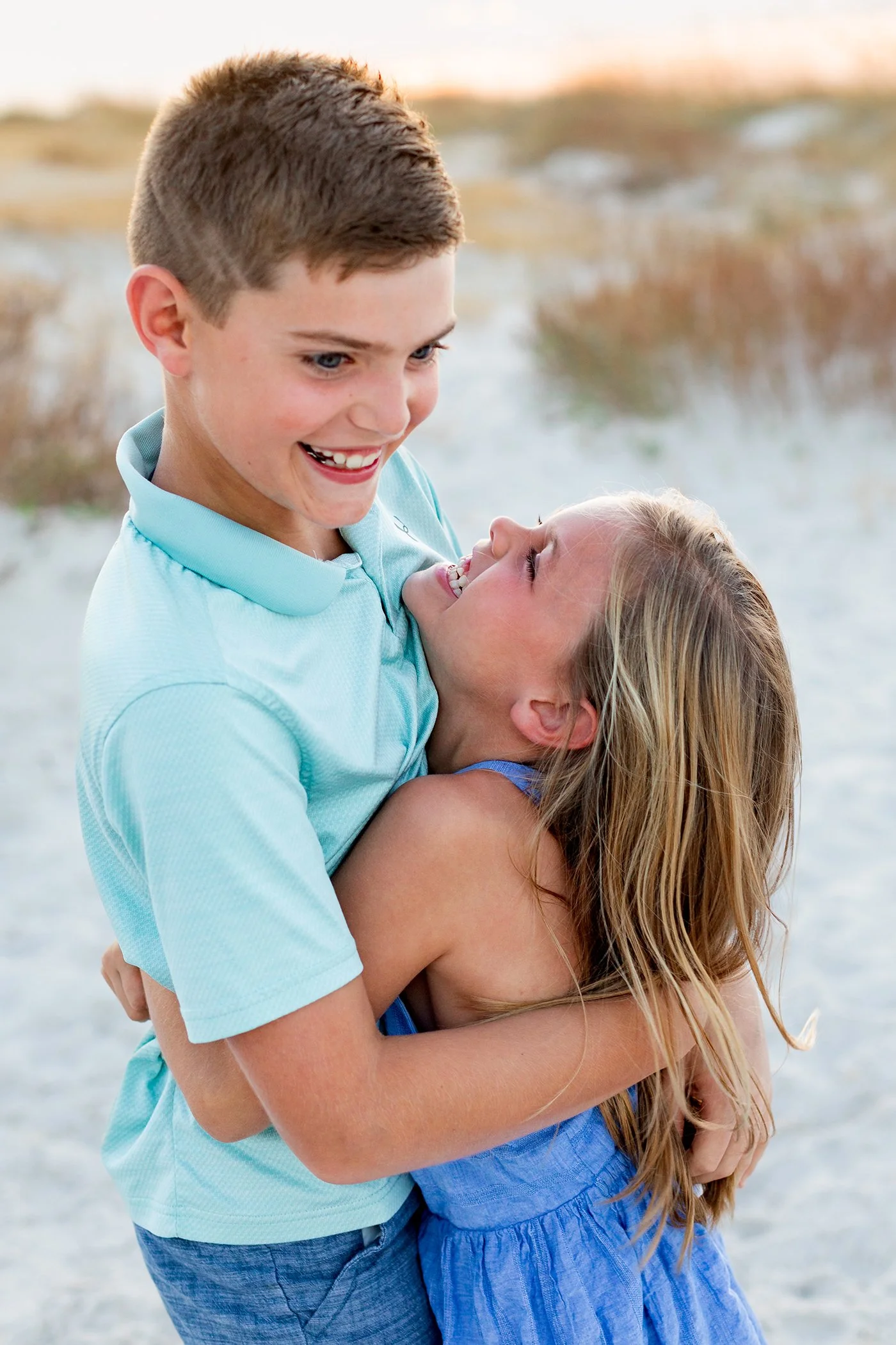 Anna Maria Island Mini Family Session at Bean Point, Florida