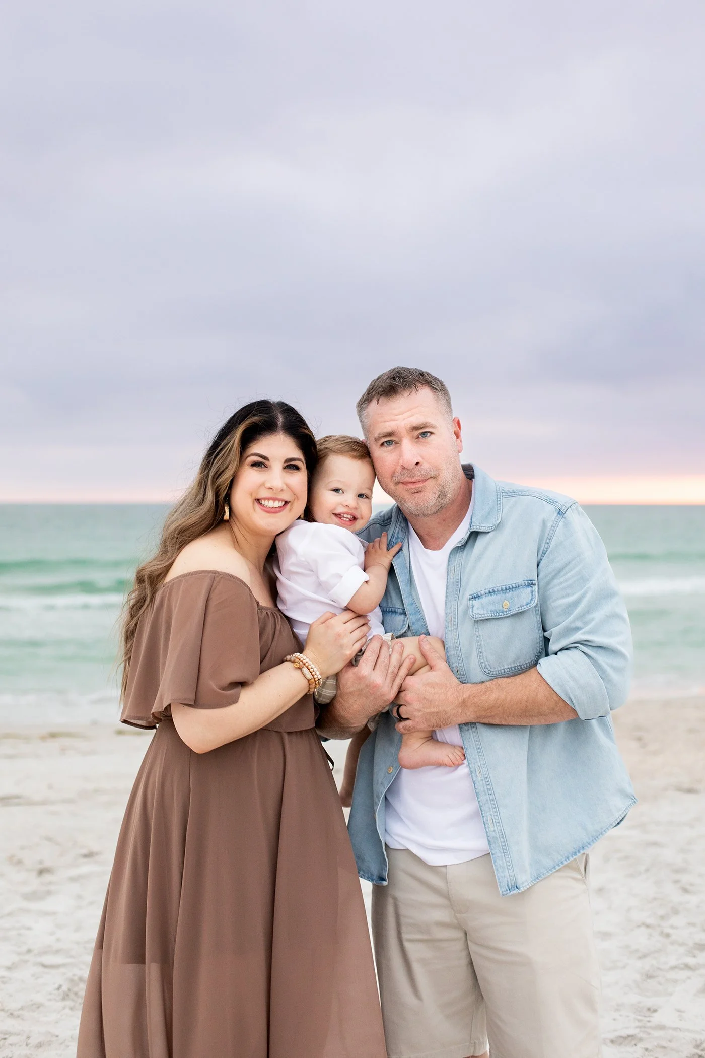 Young Family Sunset Mini Session at Sirata Beach Resort, St Pete Beach, Florida