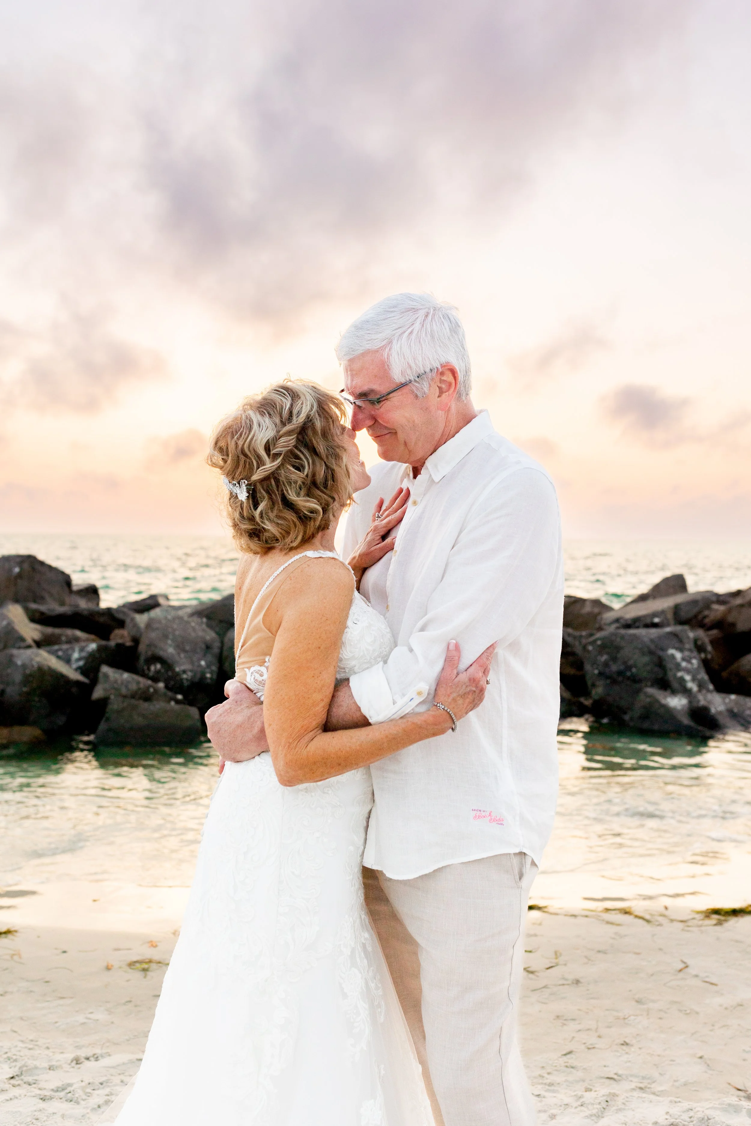 Upham Beach Sunset Elopement, St Pete Beach, Florida