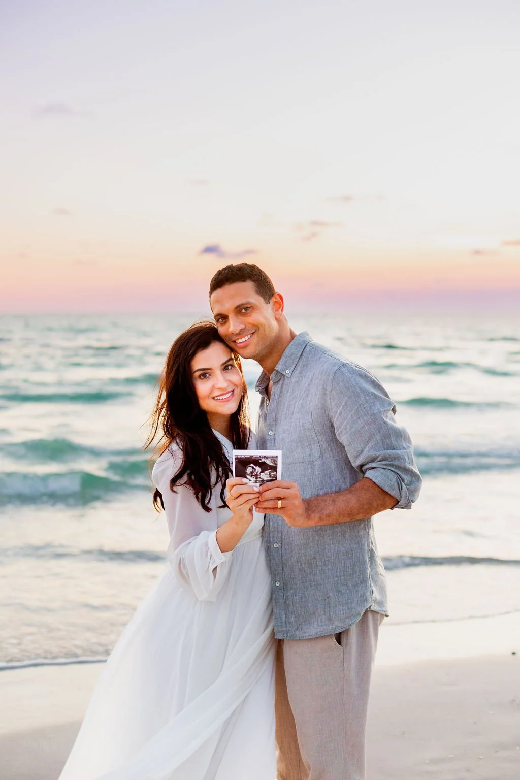 Coquina Beach Maternity Sunset Mini Session, Anna Maria Island, Florida