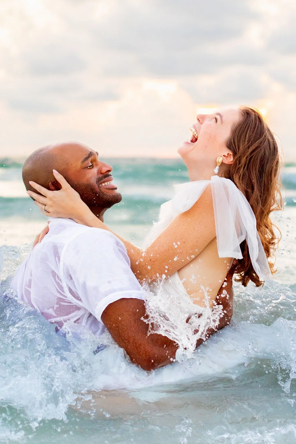 Quintessential Sunset Engagement Session at Pass-A-Grille Beach, St Petersburg, Florida