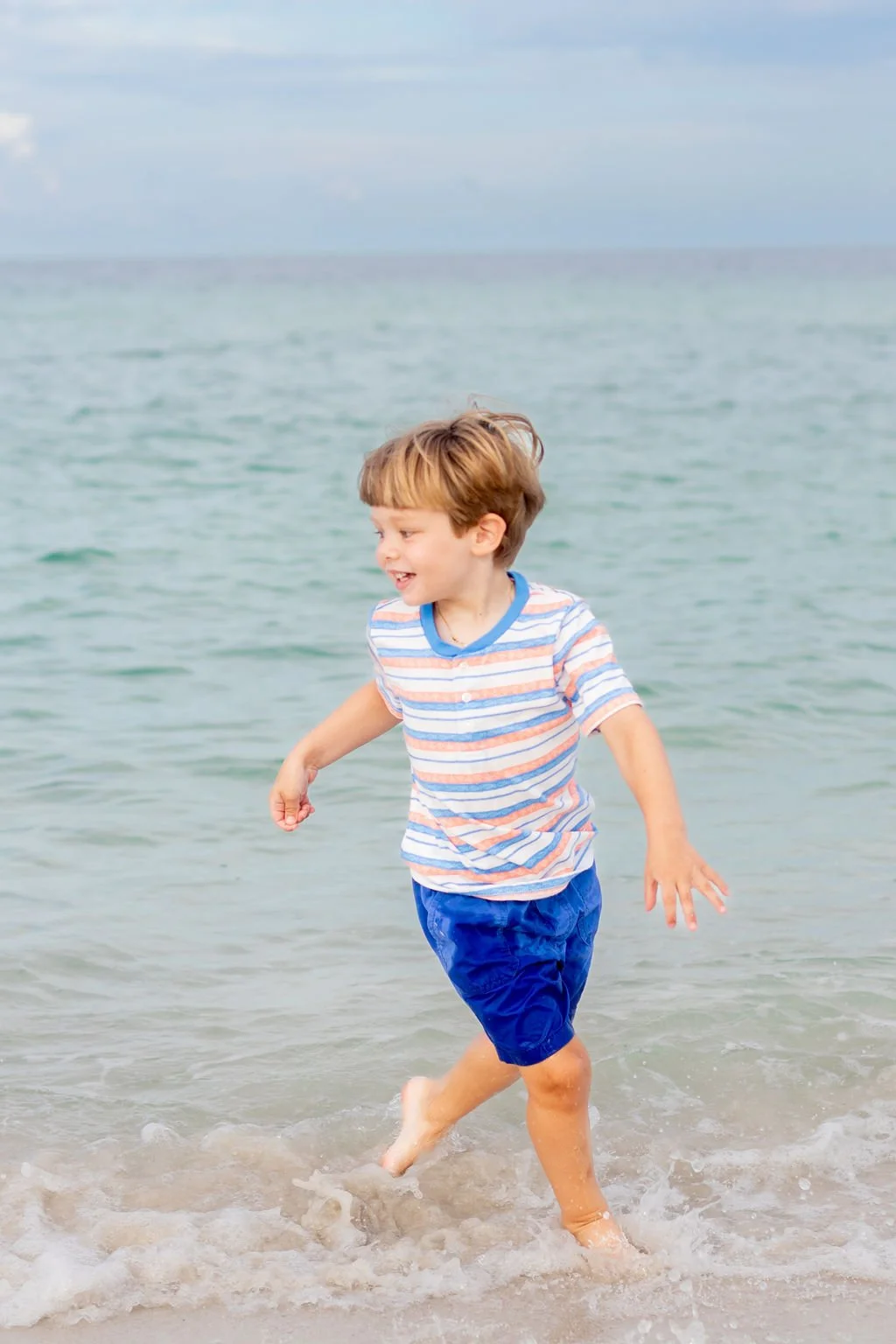 Annual Family Beach Mini Session Photos on Anna Maria Island, Florida