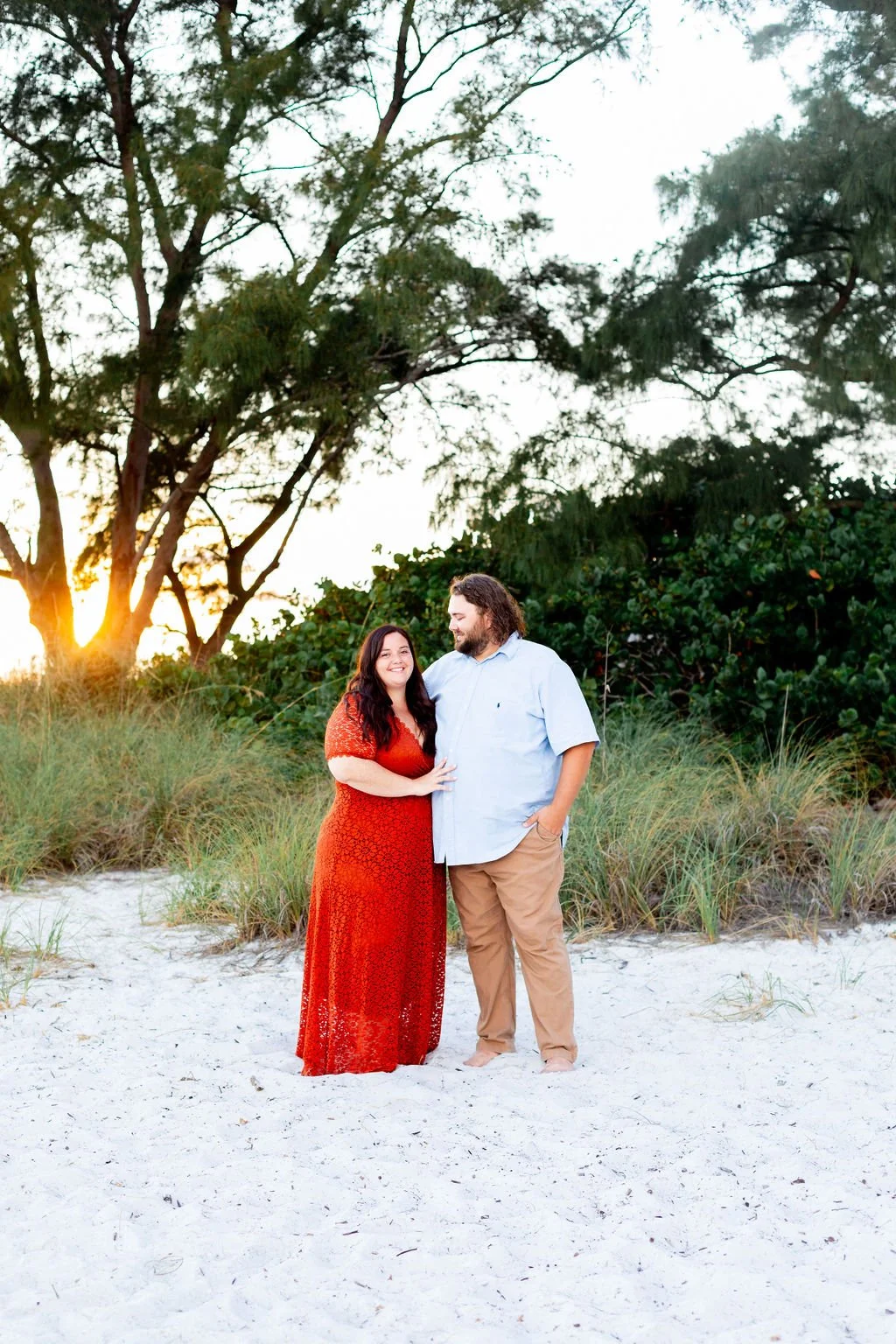 Couples Mini Session at Coquina Beach on Anna Maria Island, Florida