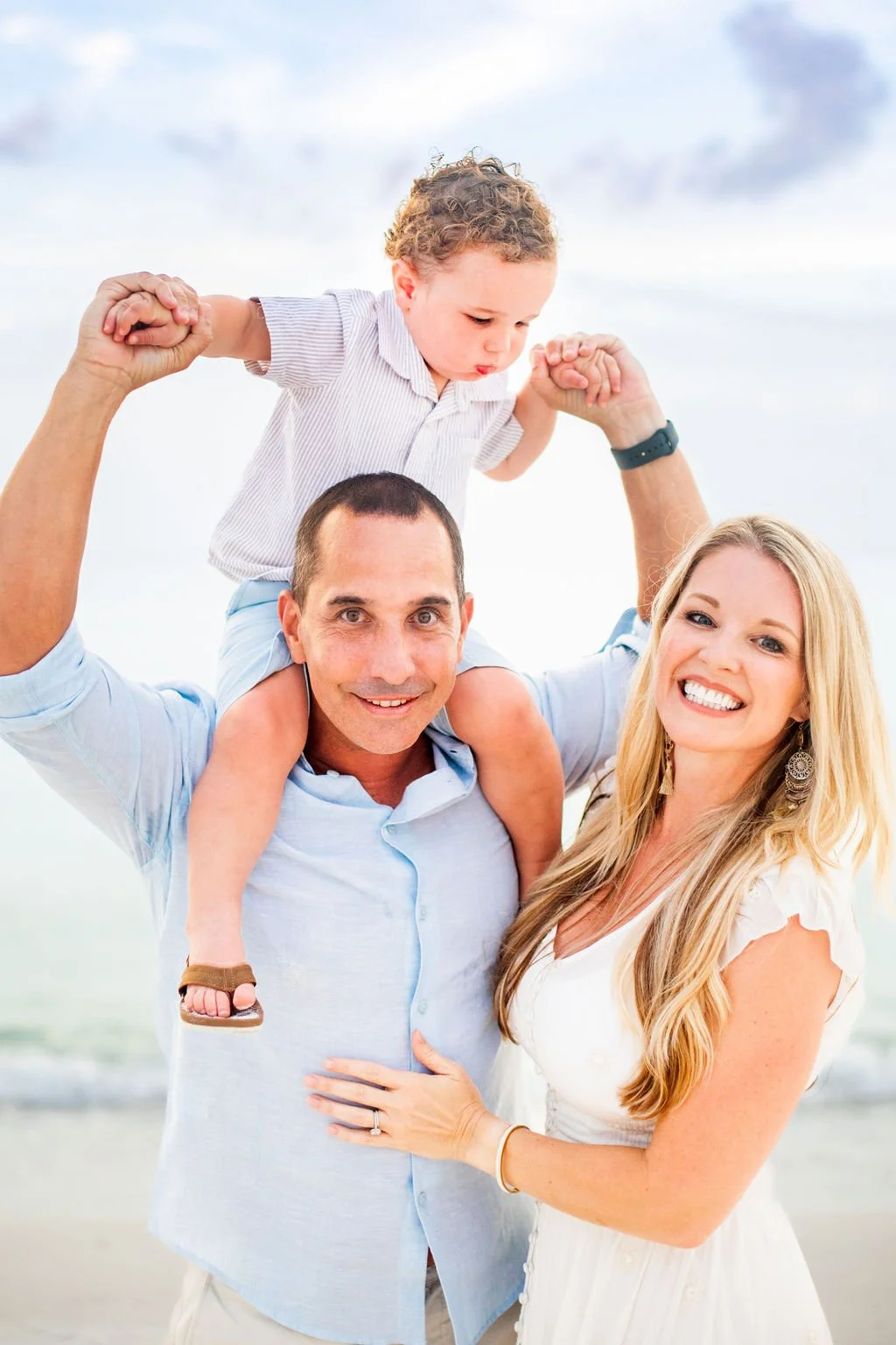 Small Family Mini Session at Hidden Cove on Anna Maria Island, Florida